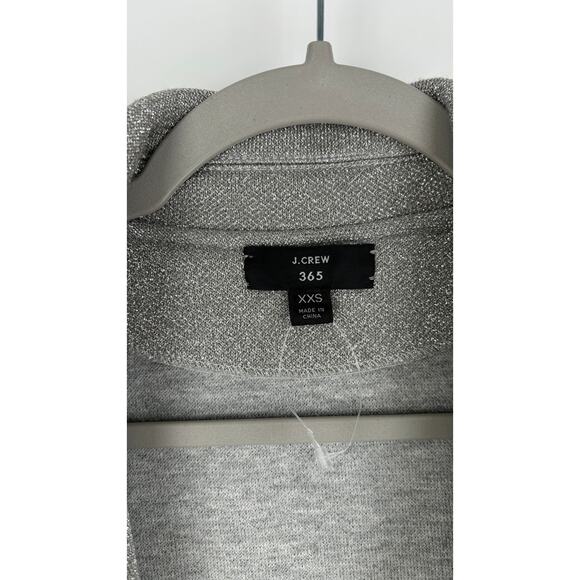 J Crew 365 Sparkly Sophie Open Front Knit Sweater Blazer Jacket Womens Size XXS - Picture 3 of 7